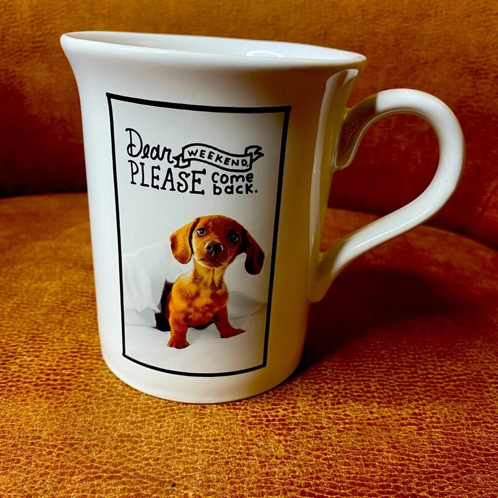 HALLMARK DEAR WEEKEND DOG MUG